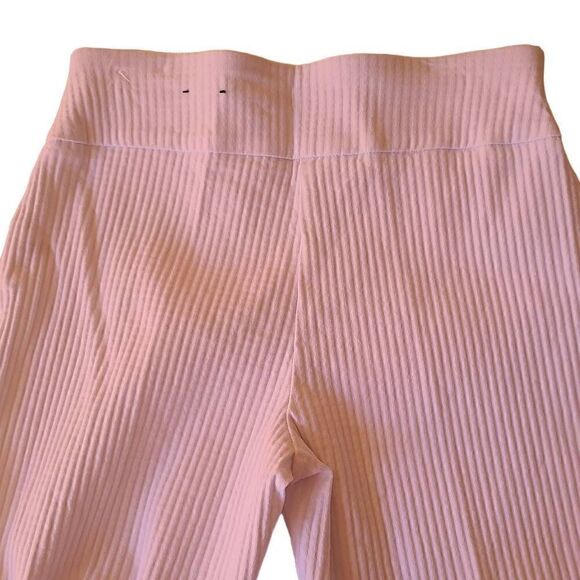 Versona Womens Casual Modern Pants Stretch Waist Ribbed Pull On White Size 10 - Picture 5 of 13